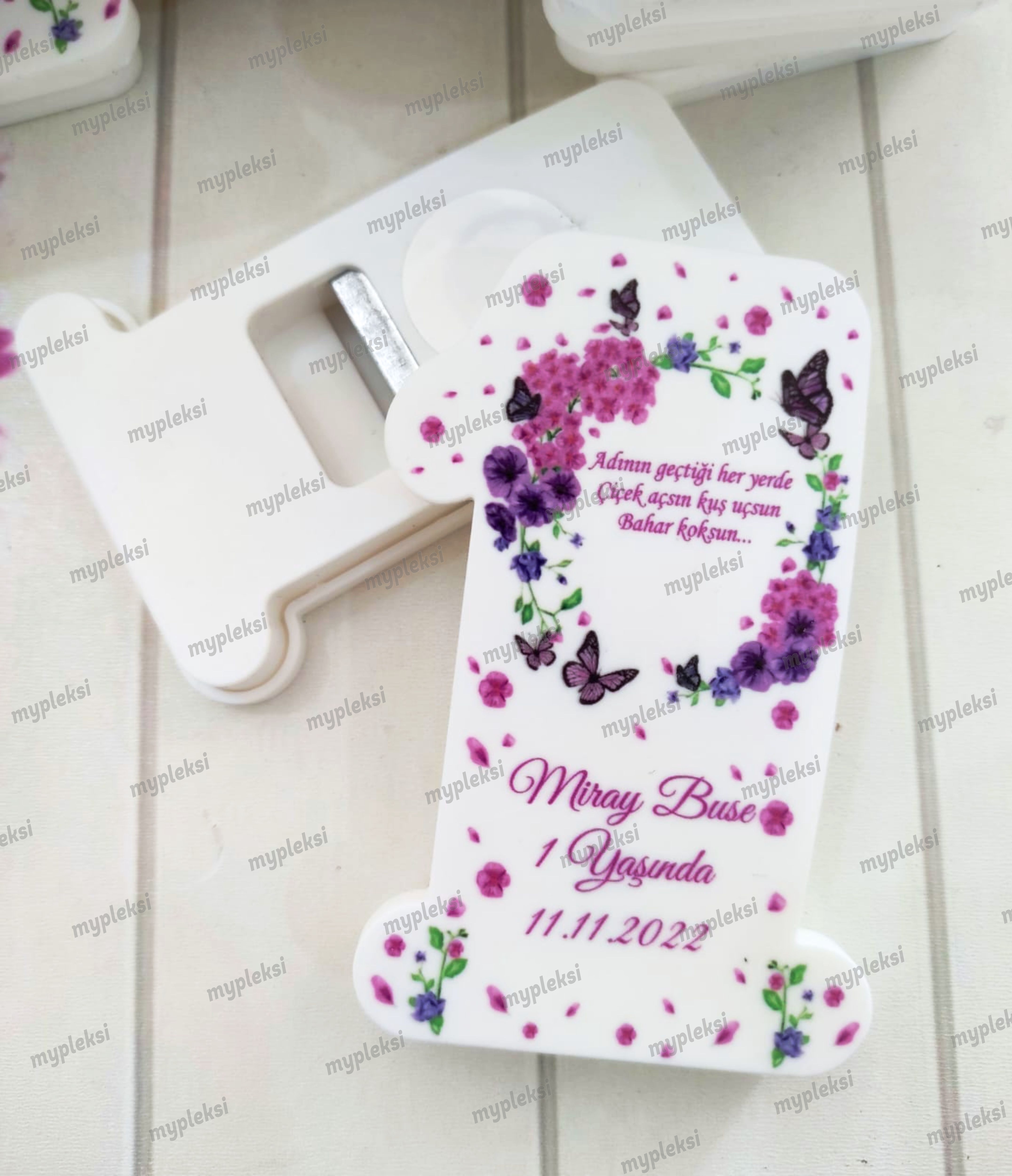 Kişiye Özel 1 Rakamlı Açacak Doğum Günü Hediyesi Hediyelik Magneti Magnet Hediye