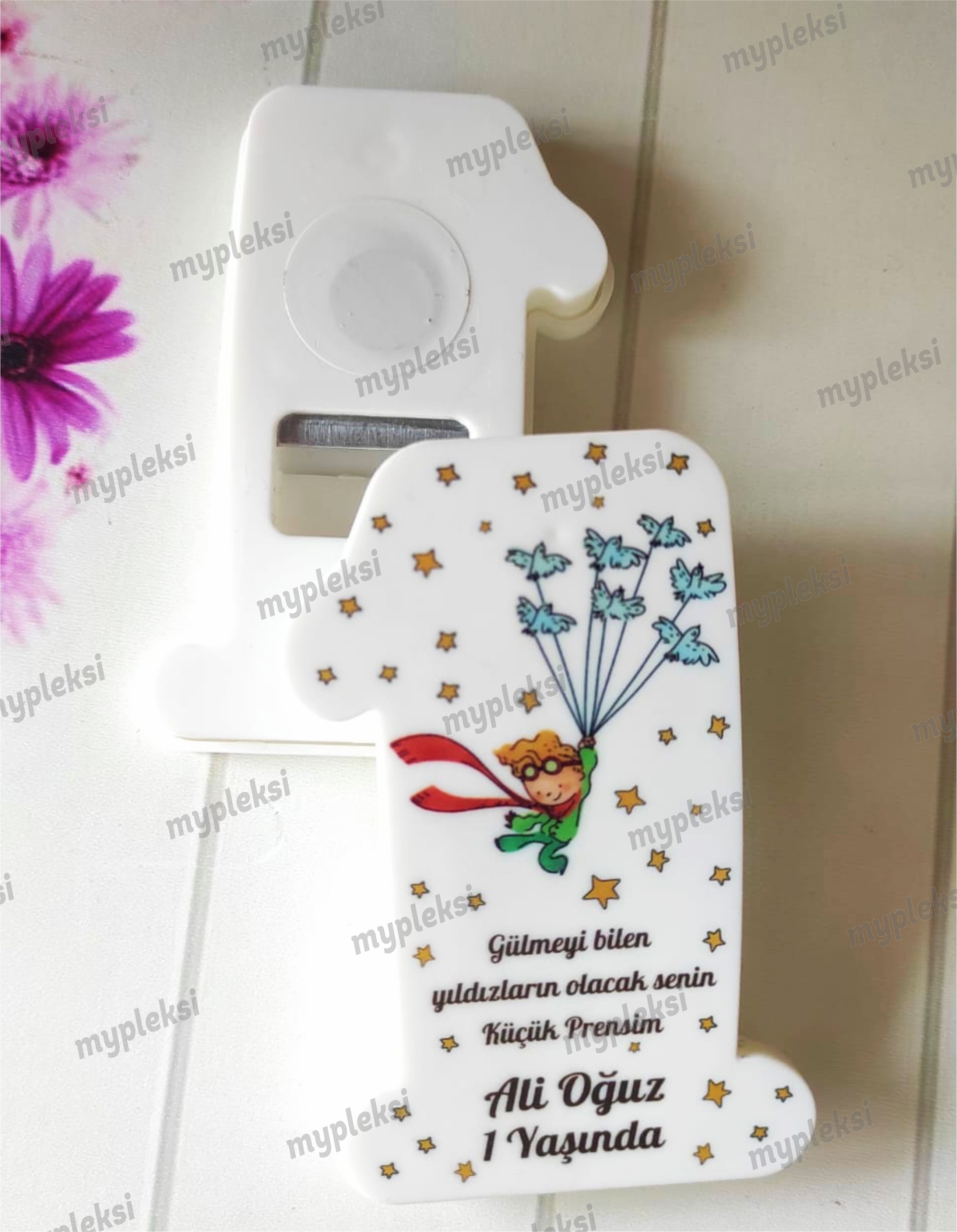 Kişiye Özel 1 Rakamlı Açacak magnet-Küçük Prens Magnet-Doğum Günü Hediyesi Hediyelik Magneti Magnet Hediye