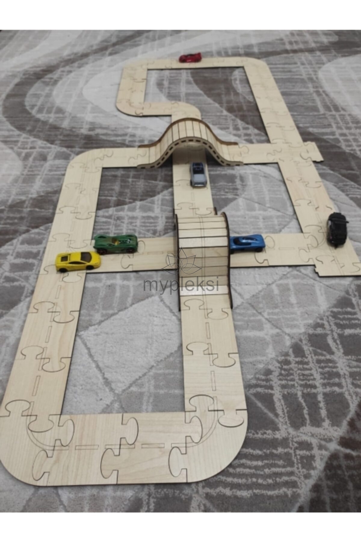 Ahşap Yol Puzzle Seti