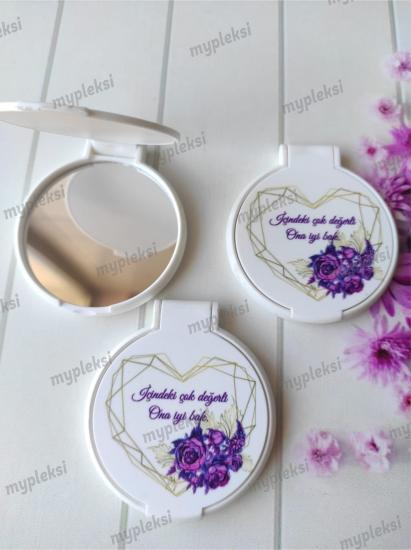 Baskılı Hediyelik El Aynası, Makyaj Aynası