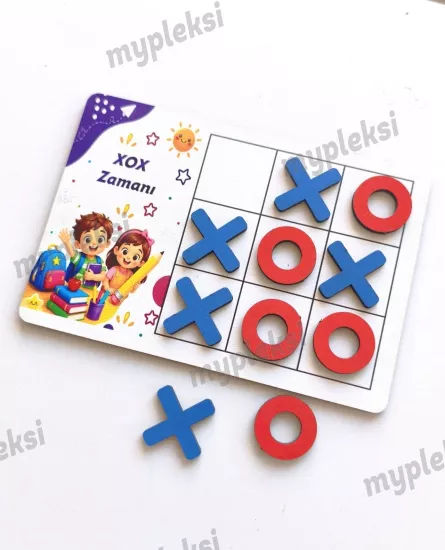 Ahşap Baskılı XOX Oyunu, Karne Hediyesi