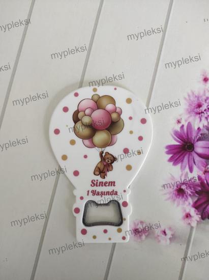 Balon Açacak Magnet, 1 Yaş Magnetleri, Bebek Magnetleri,  Resimli Magnet