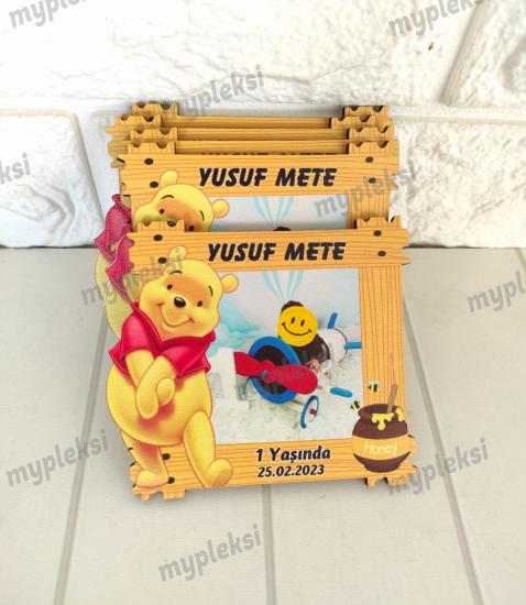 Winnie The Pooh Çerçeve Magneti, Fotoğraflı Magnet