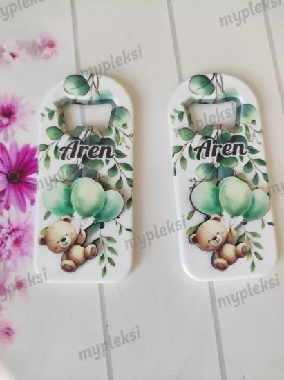 Sevimli Ayıcık Açacak Magnet Kabartma Figürlü