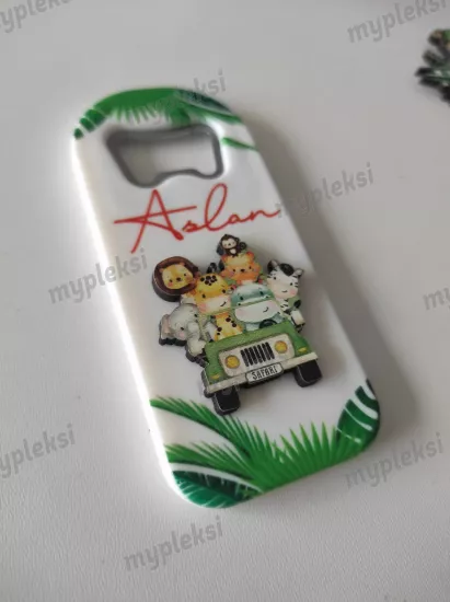 Safari Açacak Magnet Kabartma Figürlü