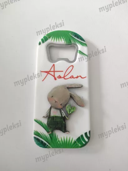 Açacak Magnet Kabartma Figürlü, Ucaklı Magnet