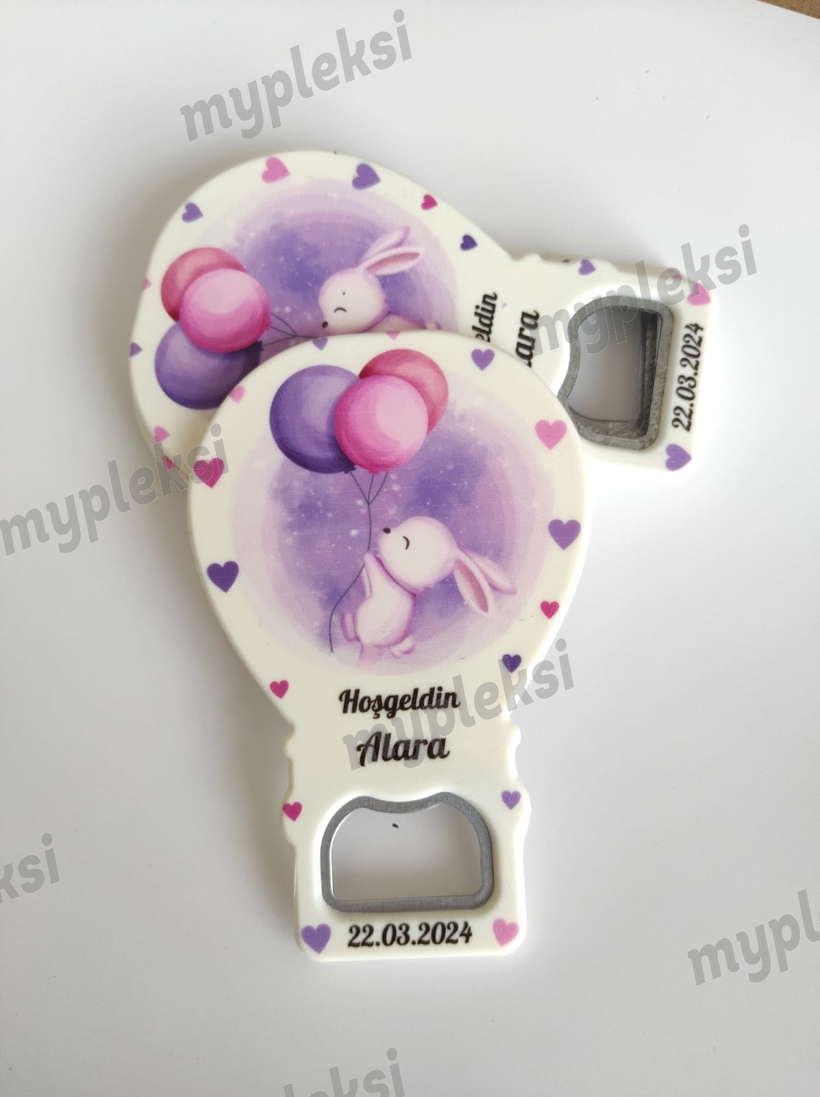 Mor Konseptli Balon Açacak Magnet