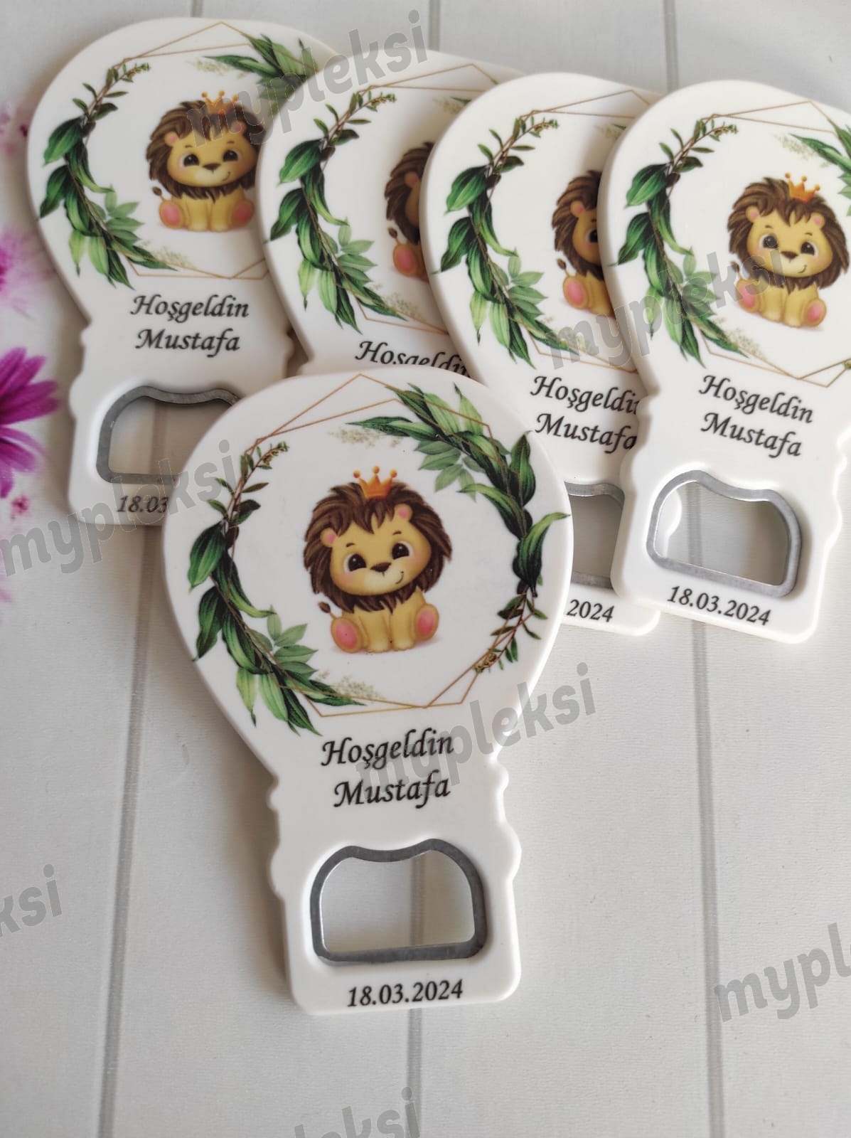 Aslan Temalı Balon Açacak Magnet