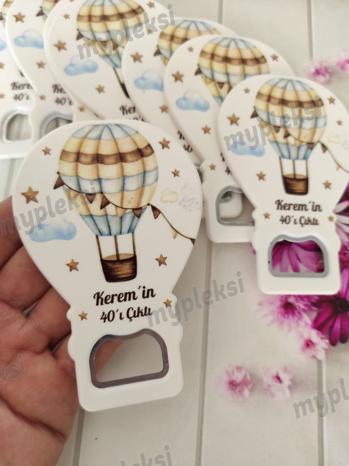 Uçan Balon Temalı Açacak Magnet