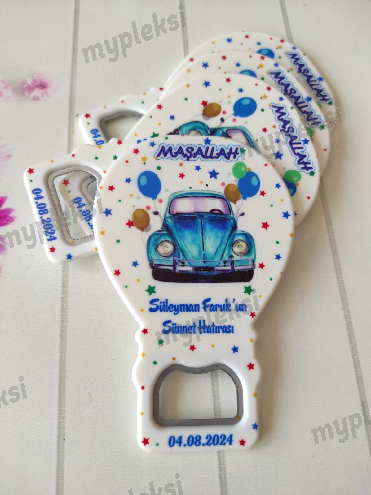 Vosvos Temalı Balon Açacak Magnet, Sünnet Magnetleri, Arabalı Magnet