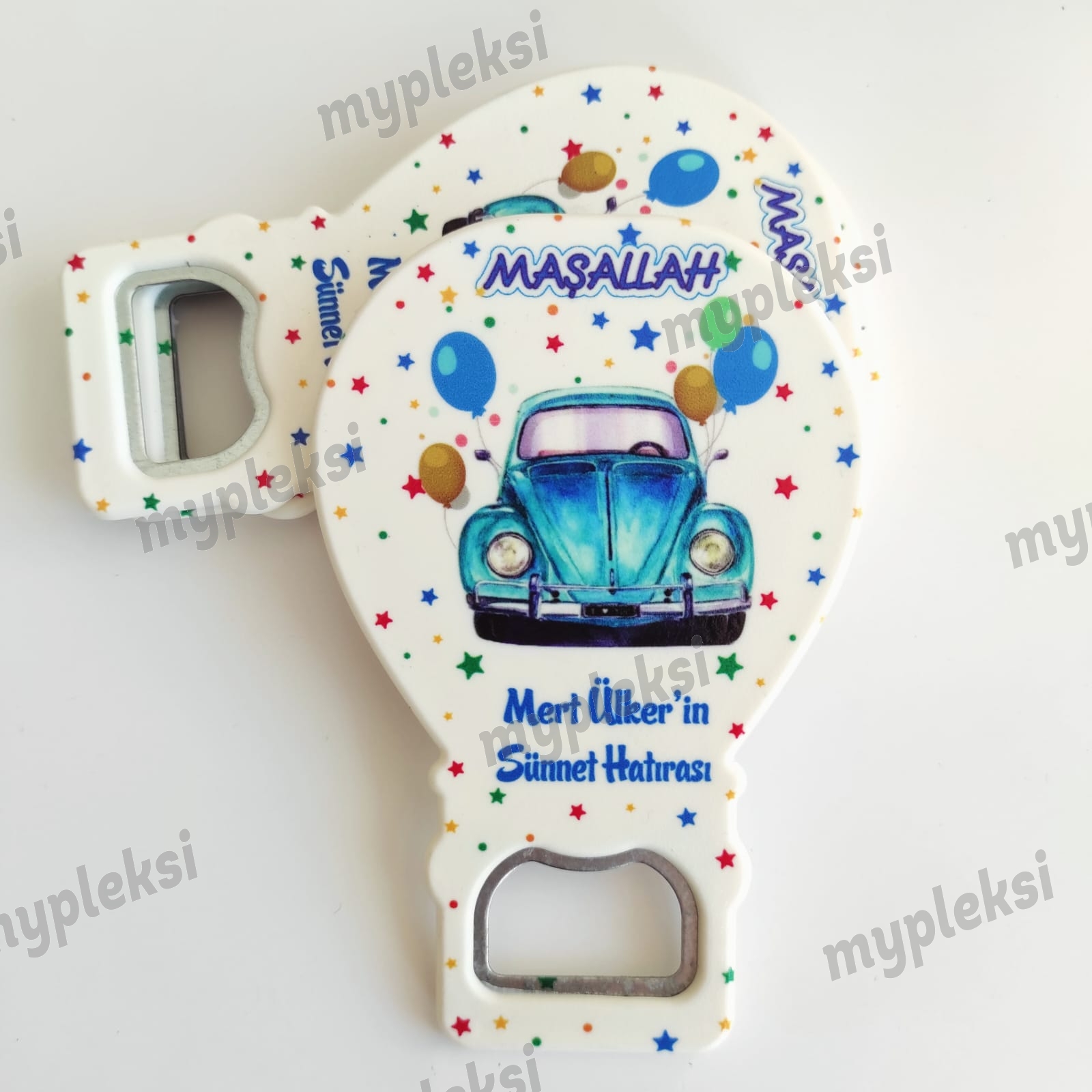 Vosvos Temalı Balon Açacak Magnet, Sünnet Magnetleri, Arabalı Magnet