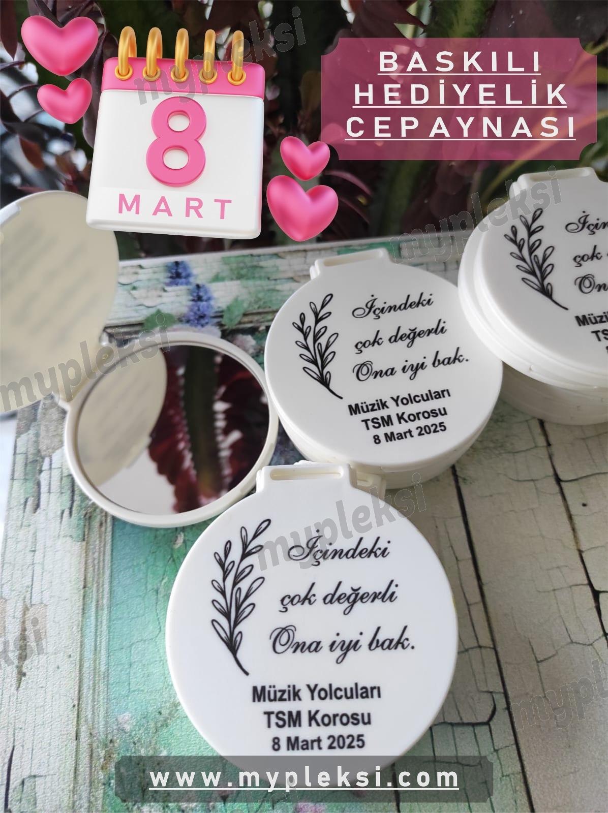 8 Mart ve Özel Günler İçin El Aynası-Makyaj Aynası-Hediyelik Ayna