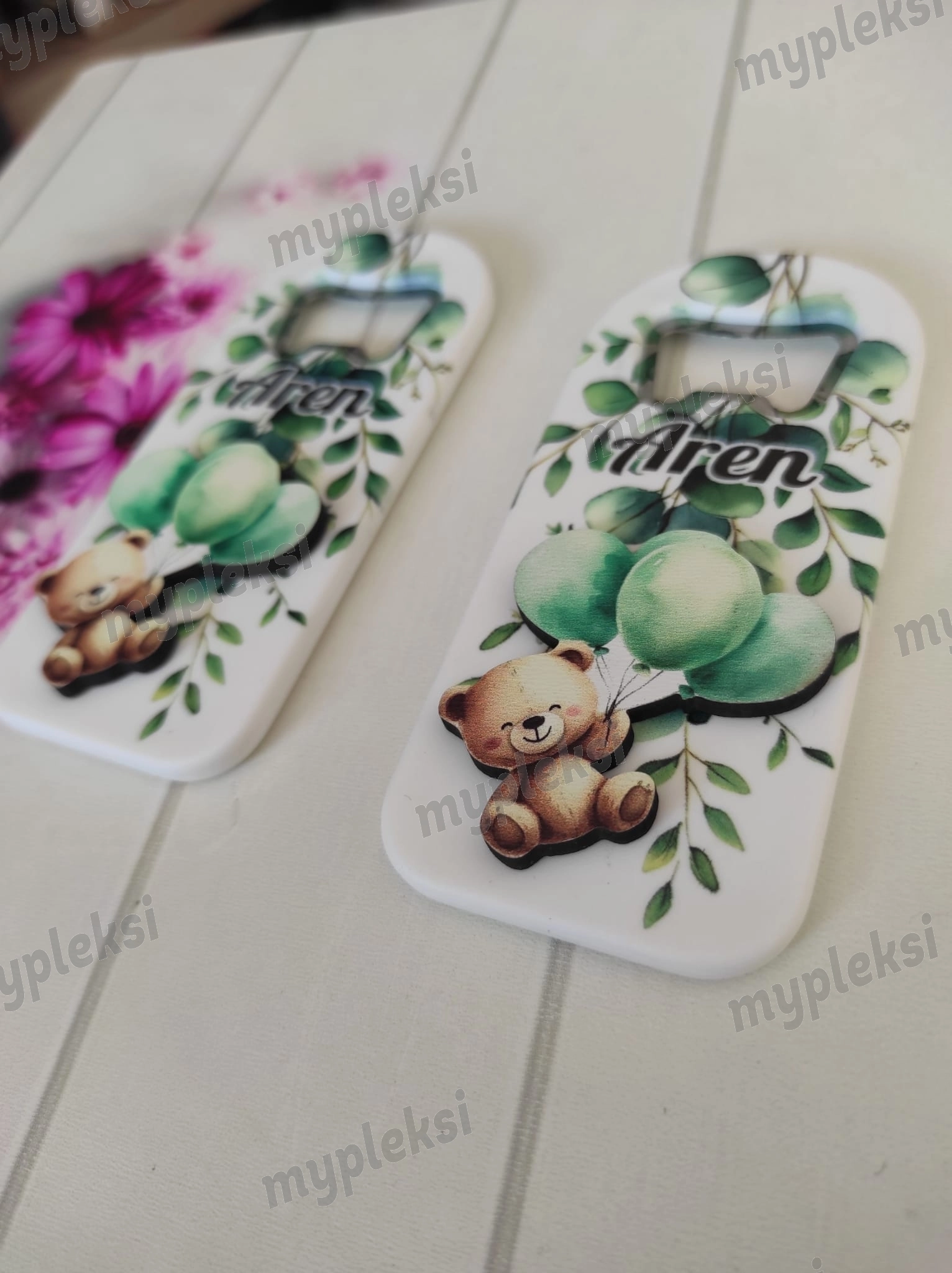 Kabartma Figürlü Ayıcıklı Magnet Açacak