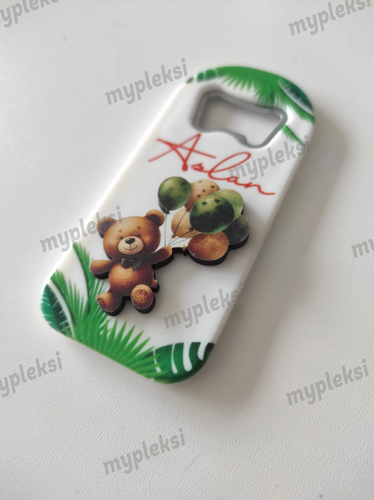 Kabartma Figürlü Ayıcıklı Magnet Açacak