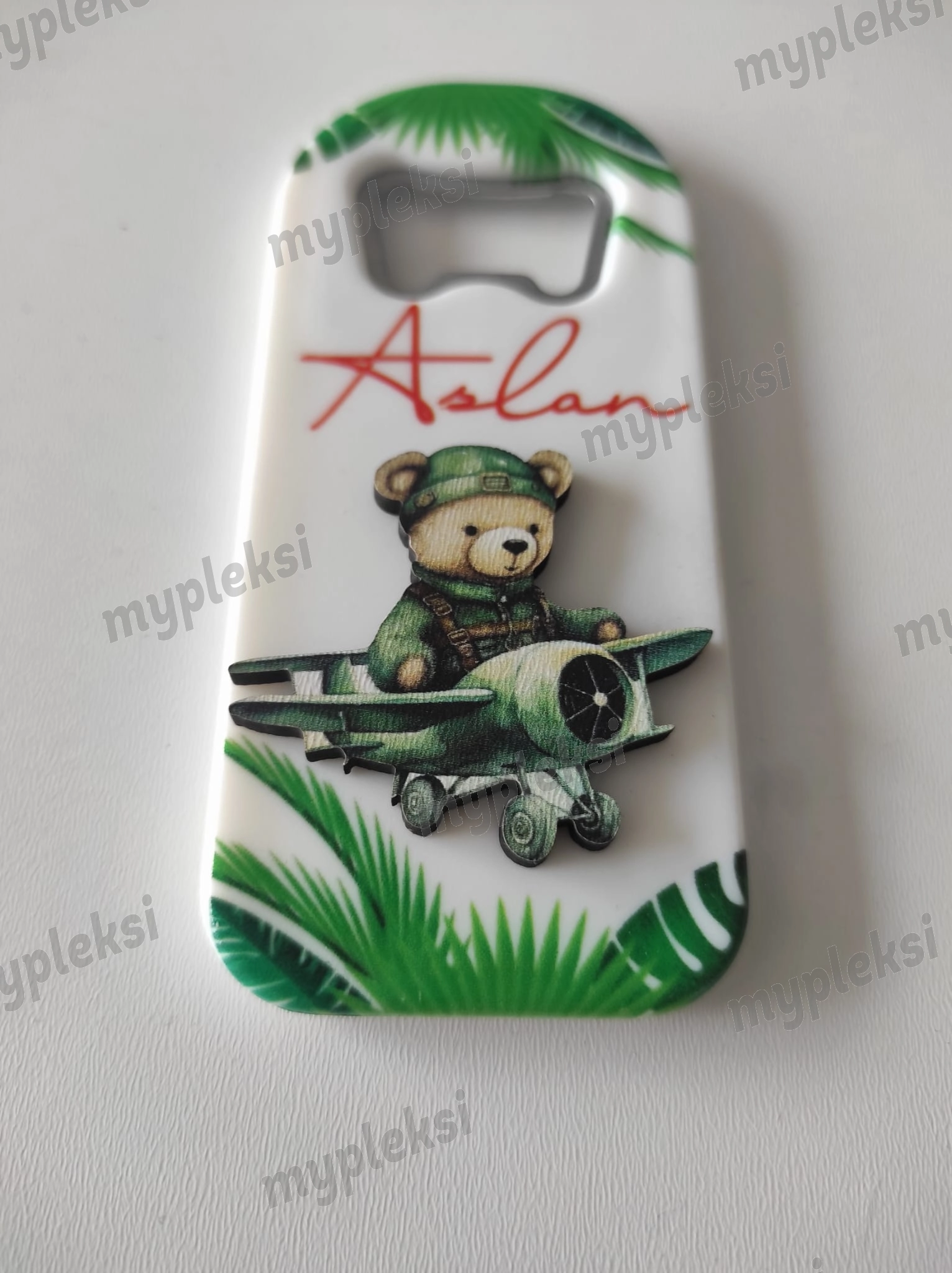 Ayıcık Kabartma Figürlü Magnet Açacak