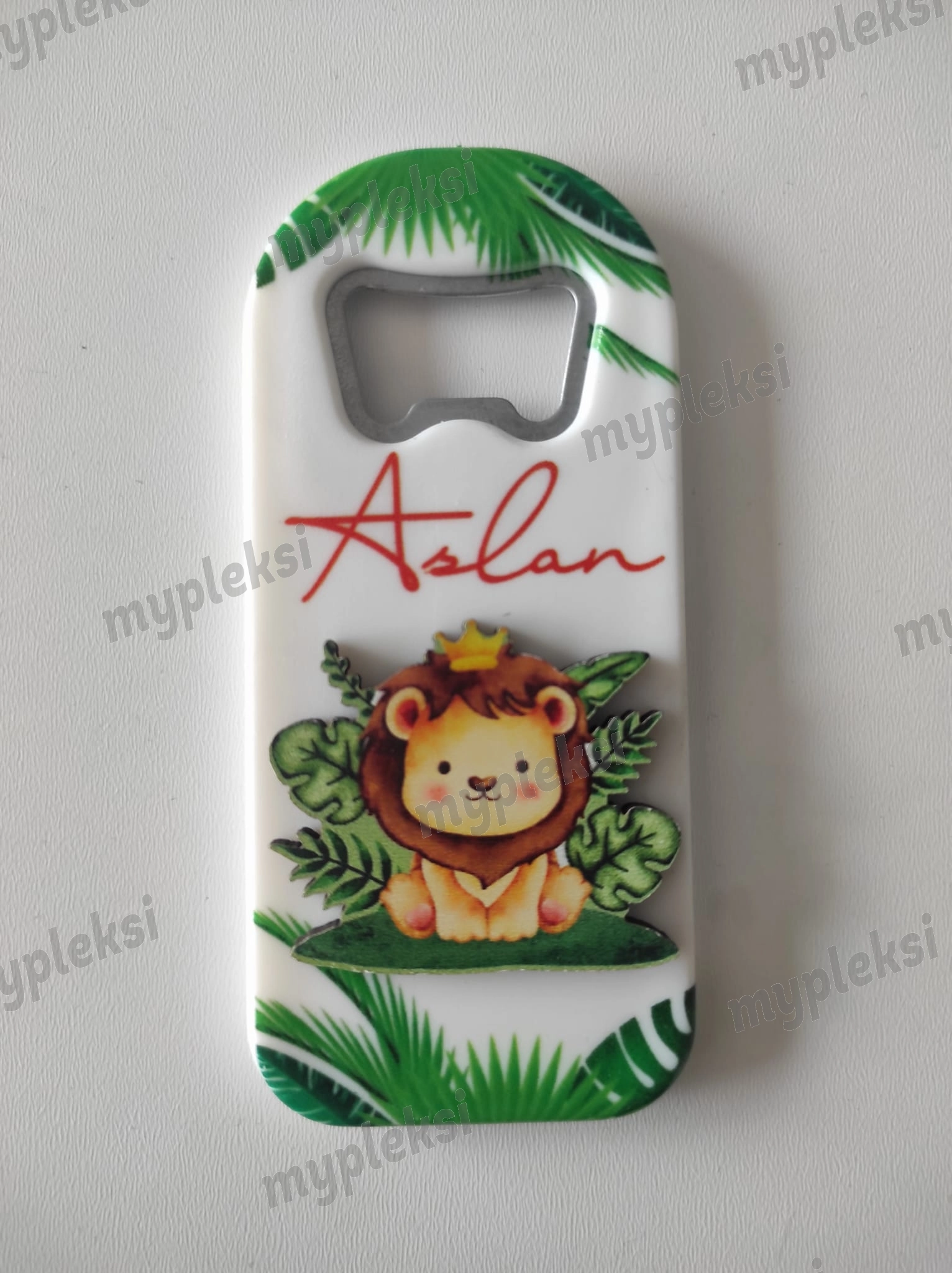 Kabartma Figürlü Aslanlı Magnet Açacak