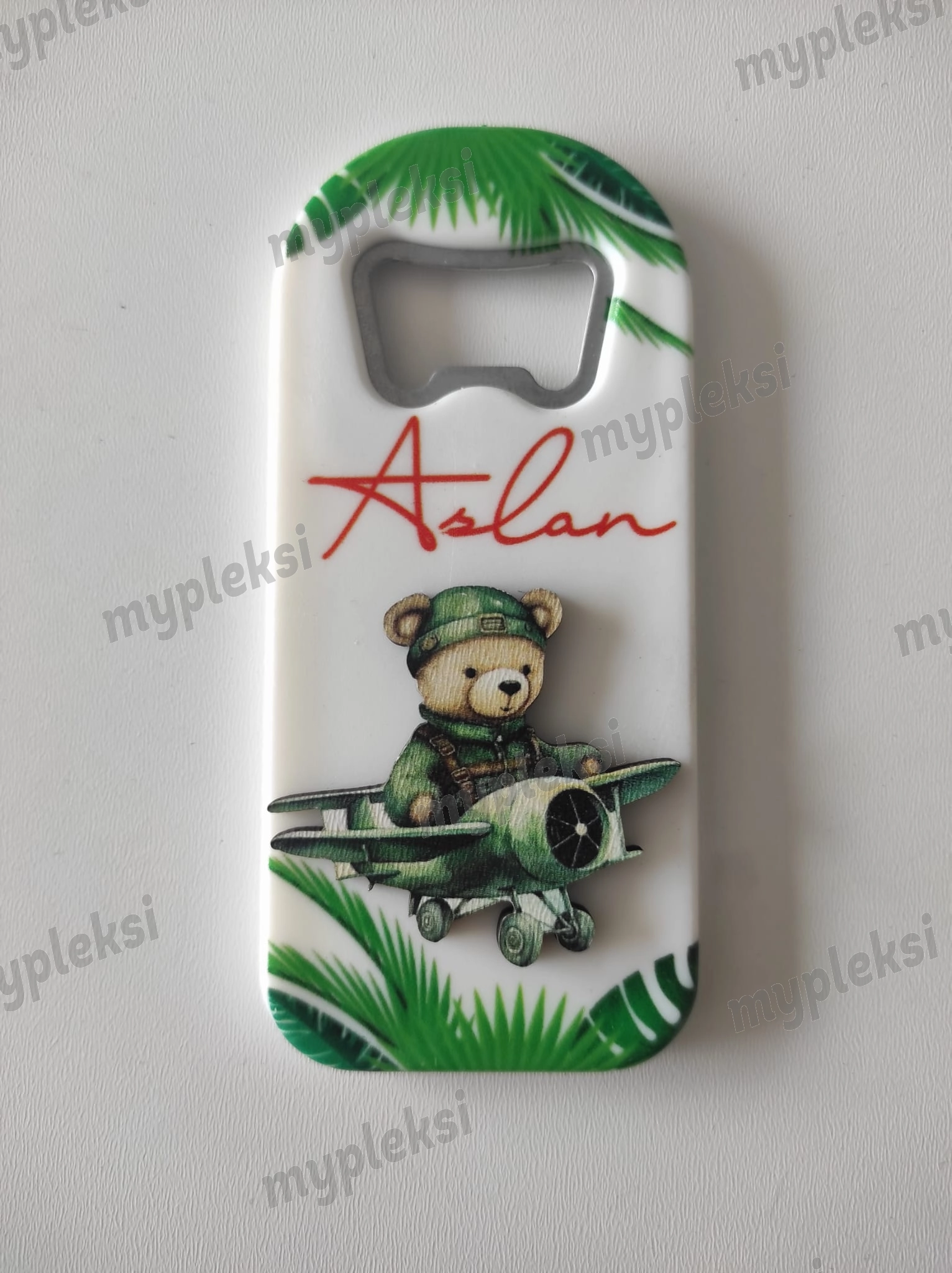 Ayıcık Kabartma Figürlü Magnet Açacak